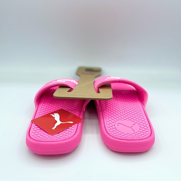 PUMA Women's Knockout Pink Cool Cat Summer Slides - Picture 4 of 4